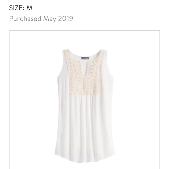 Magnolia Grace Tops - Stitch Fix Magnolia Grace Nova Crochet Detail